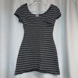 Pandora glittery striped Y2K top/dress.  sz S